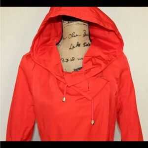 Guess Stylish Red Hooded Jacket